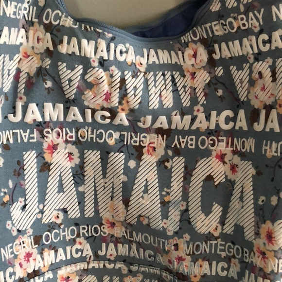 🇯🇲 Jamaica Tote Bag  With Zipper Robin Ruth - Picture 2 of 11